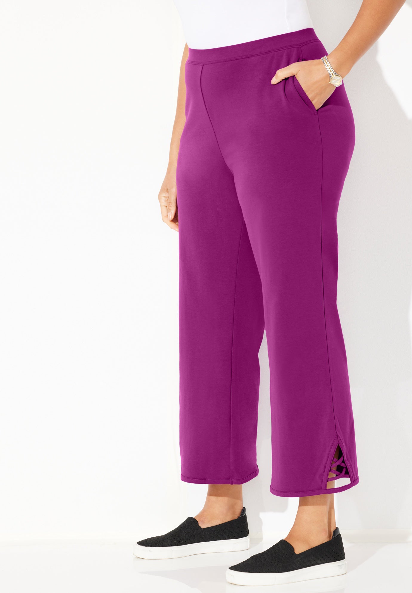 Suprema&reg; Wide Leg Ankle Pant image number 0