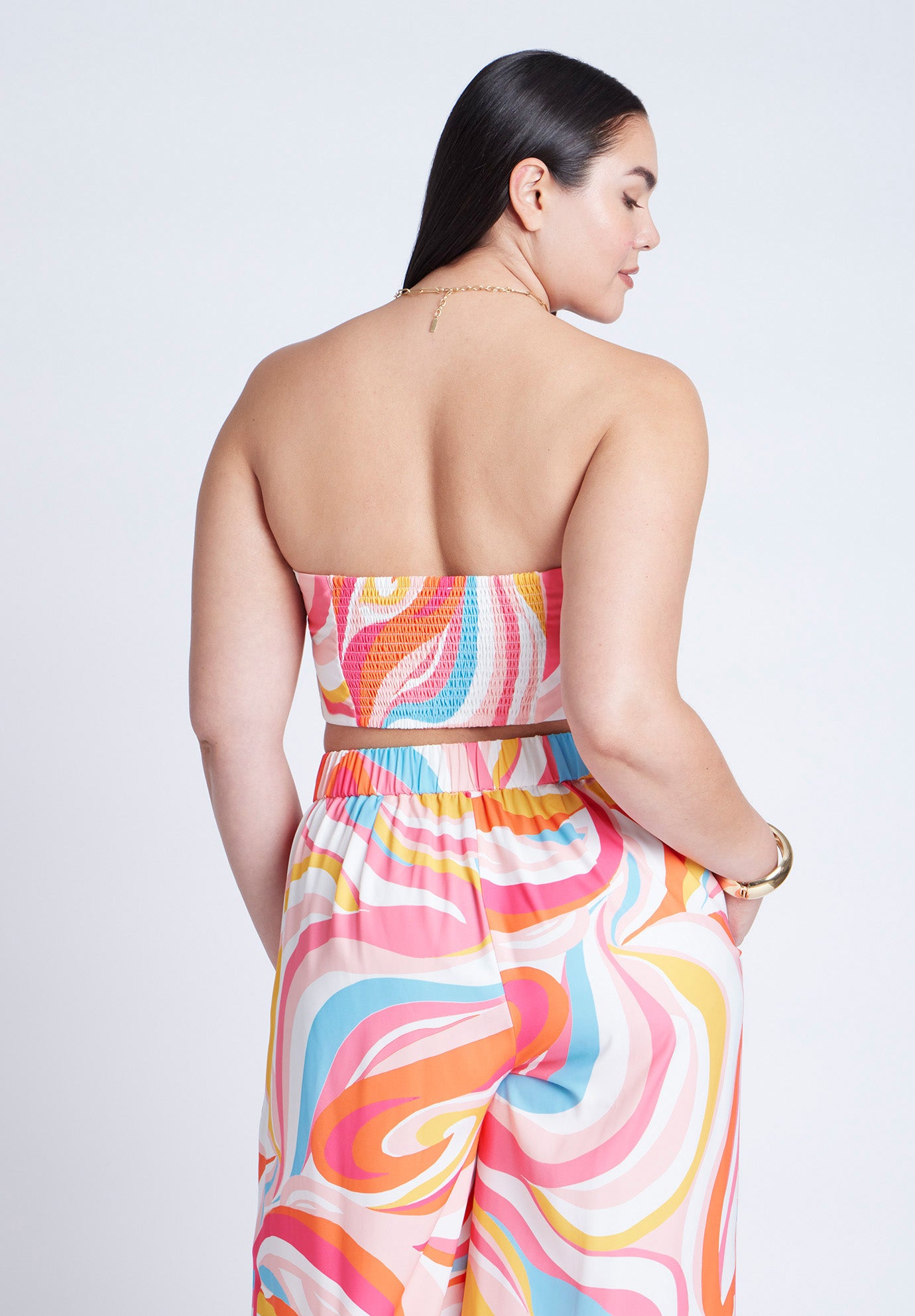 Printed Scarf Top image number 1