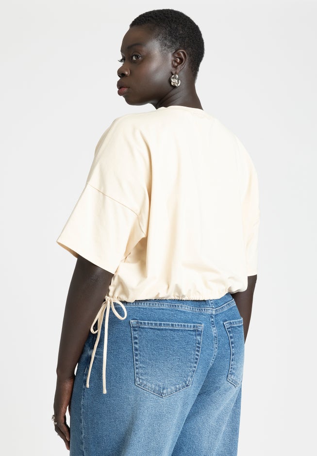 Crop Tie Tee image number null