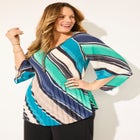 Bejeweled Pleated Blouse image number 1