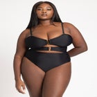 Strapless Hardware Detail One Piece image number null