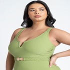 Seashell Clasp Belt One Piece image number null