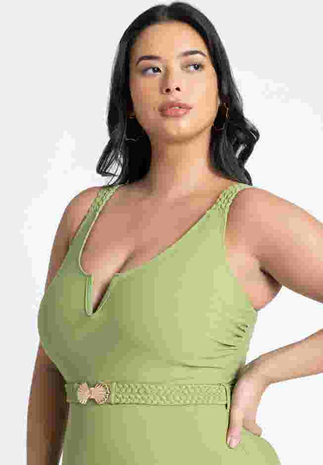 Seashell Clasp Belt One Piece image number 2