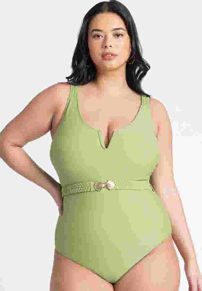 Seashell Clasp Belt One Piece image number 0