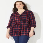 Featherweight Plaid Tunic image number null