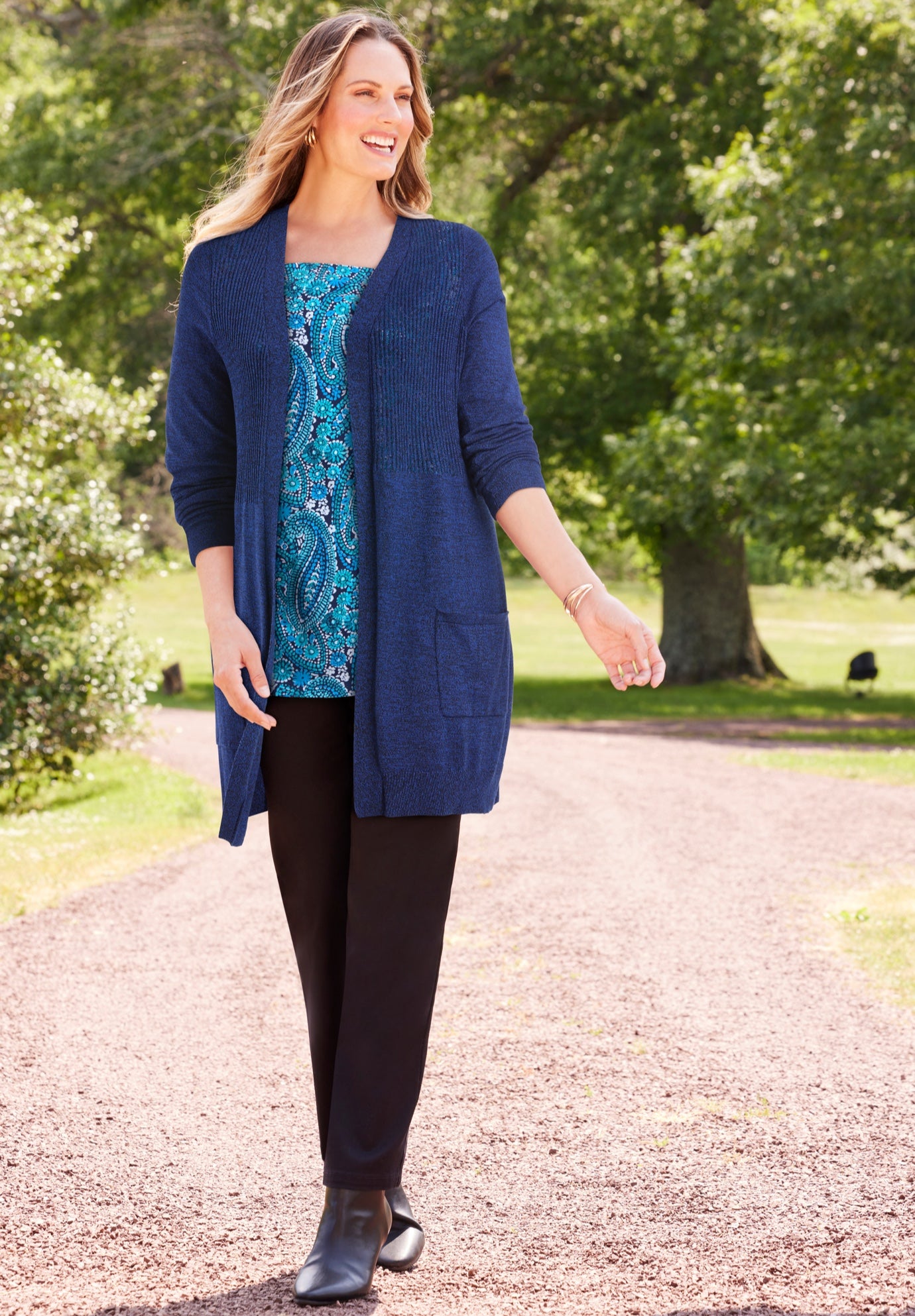 Marled Sweater Cardigan image number 2
