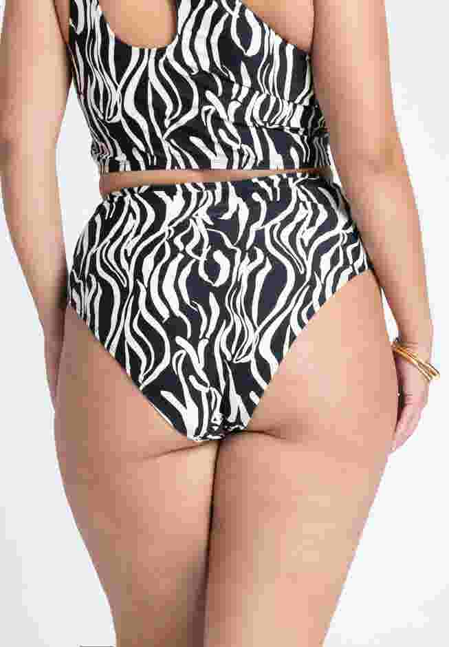 Printed Bikini Bottom image number 2