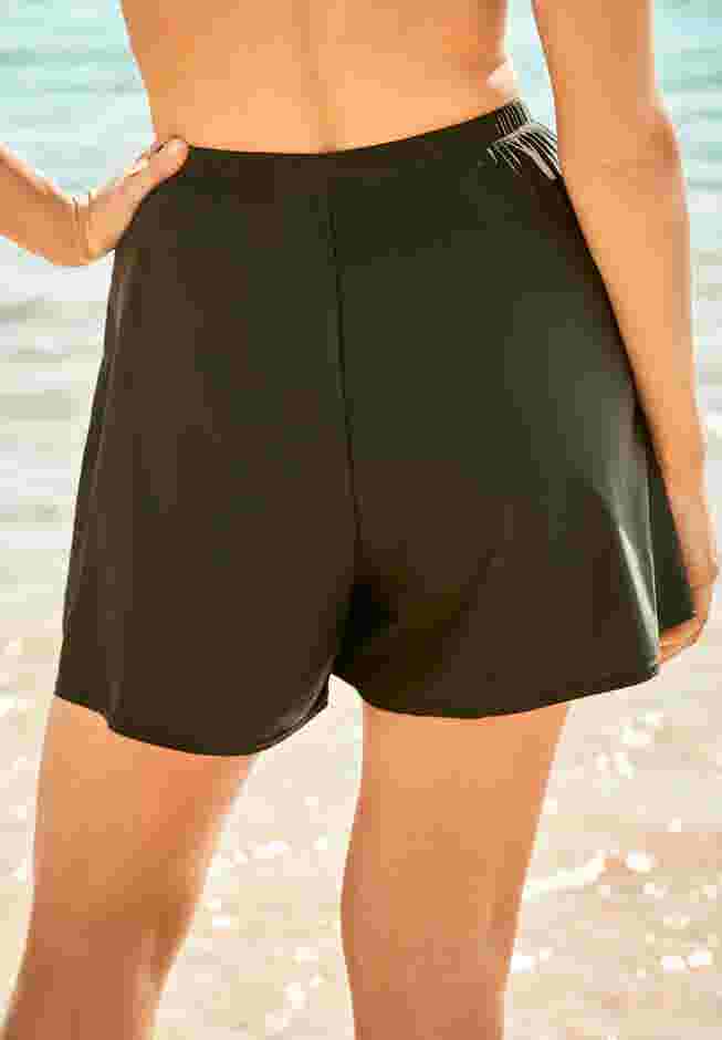 Loose Swim Short with Built-In Tummy Control Brief image number 1