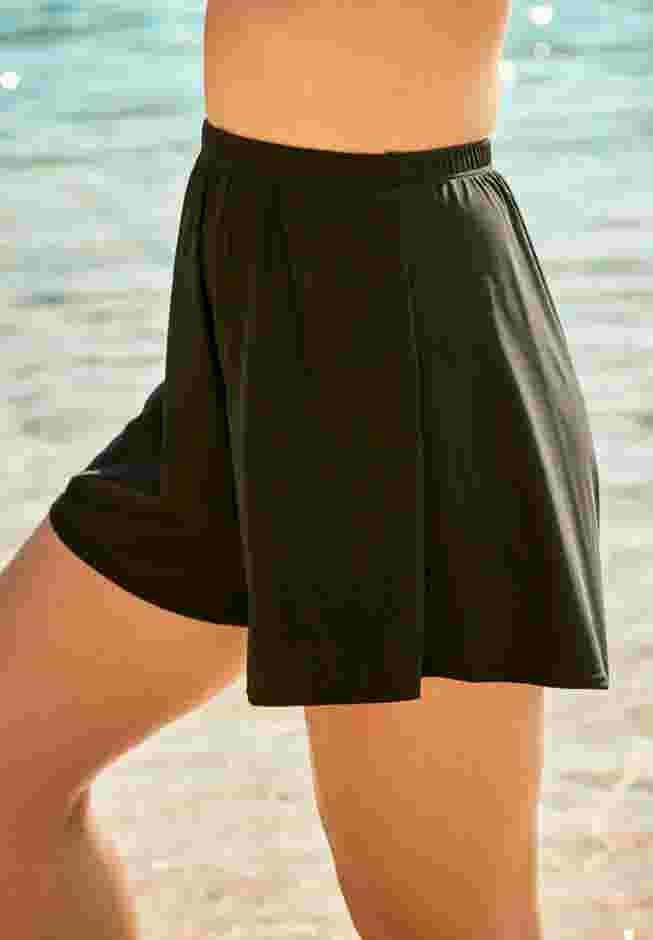 Loose Swim Short with Built-In Tummy Control Brief image number 2