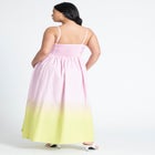 Ombre Flare Skirt Maxi Dress image number null