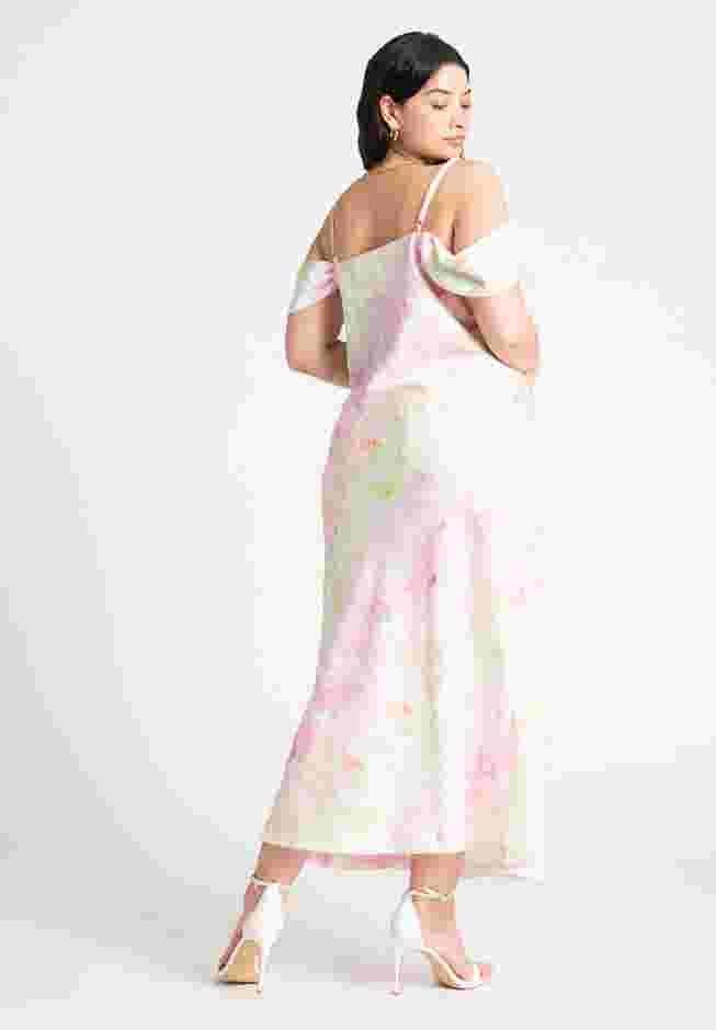 Off The Shoulder Bias Dress image number 1