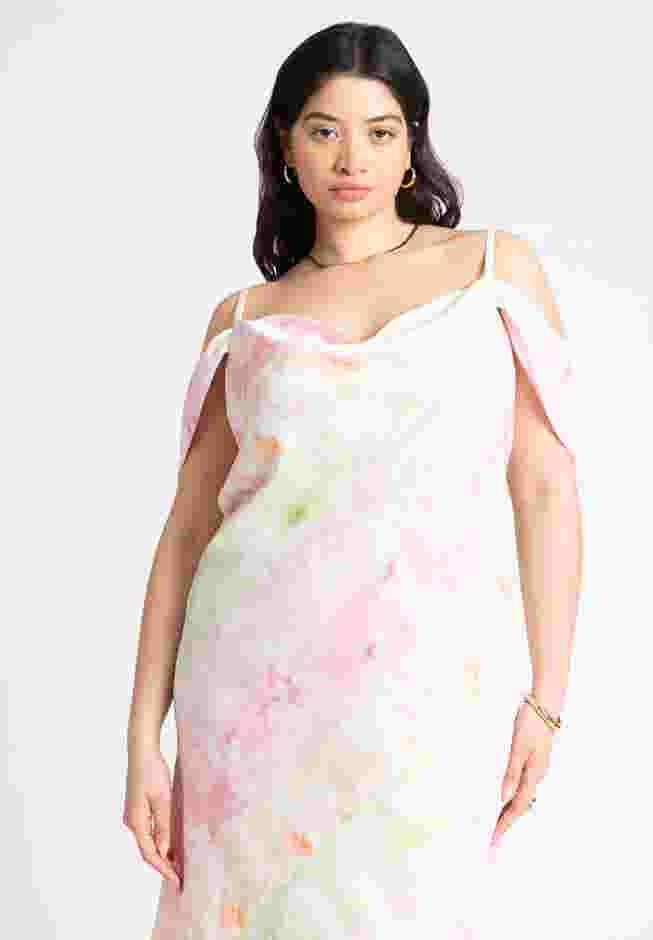 Off The Shoulder Bias Dress image number 3