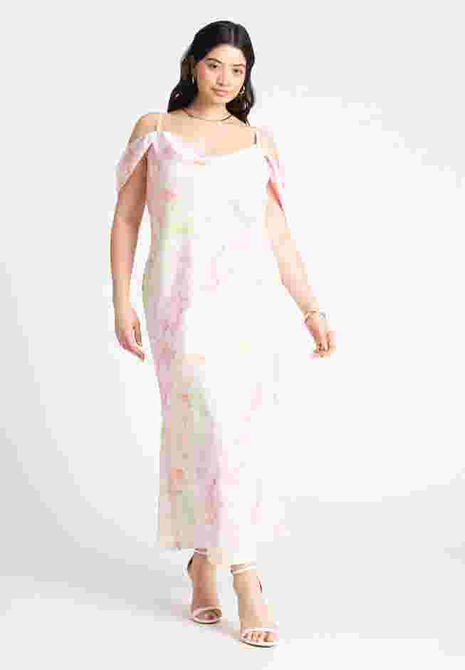 Off The Shoulder Bias Dress image number 0