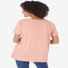 Perfect Short-Sleeve Keyhole Tee image number null