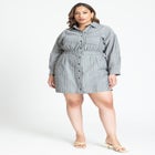 Striped Short Romper image number null