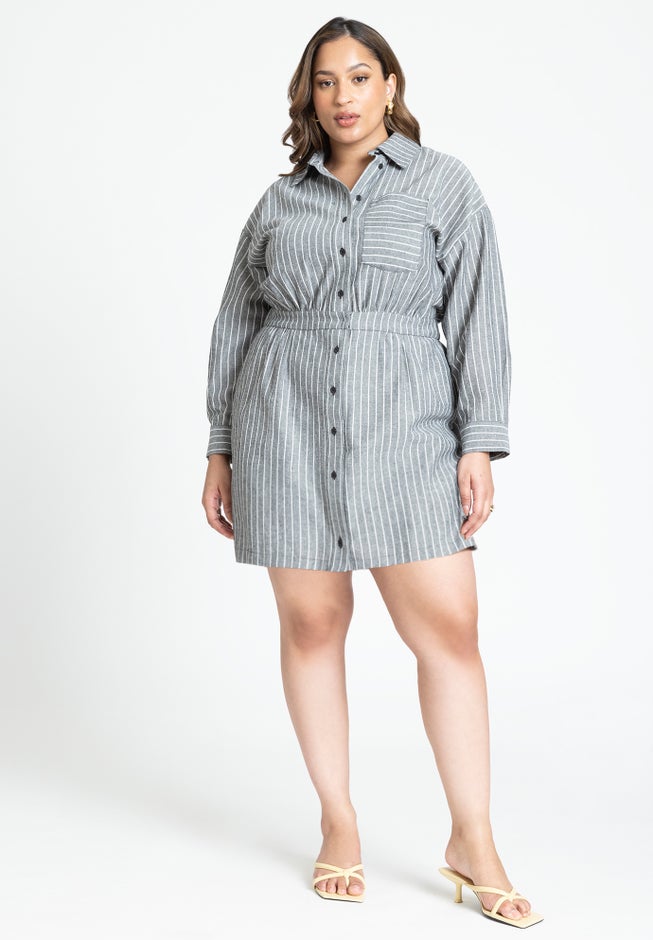 Striped Short Romper image number 0