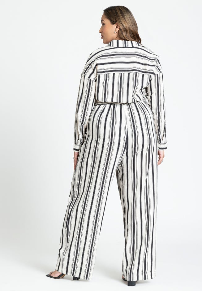 Striped Jumpsuit image number 1