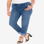 Plus Size Classic Stretch Boyfriend Jean image number null