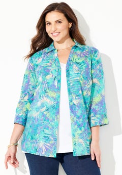 Print Buttonfront Shirt