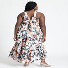 Tiered Floral Maxi Dress image number null