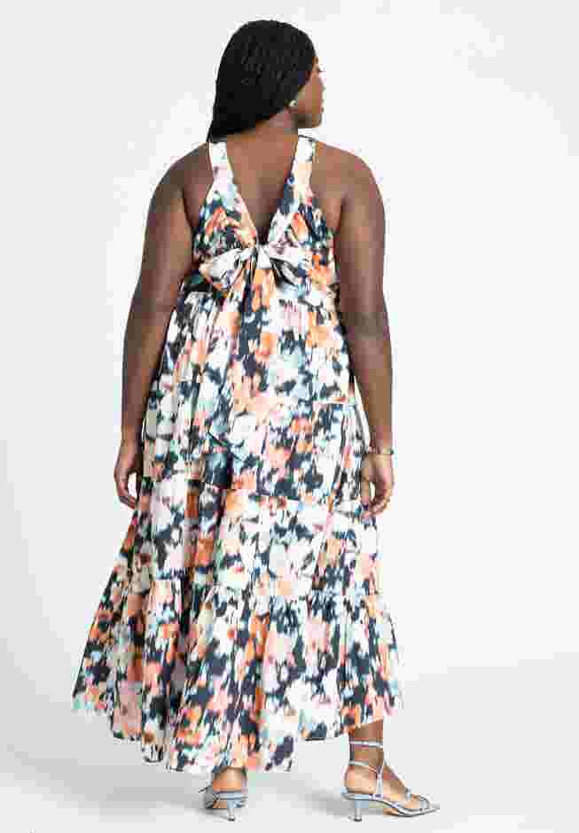 Tiered Floral Maxi Dress image number 1