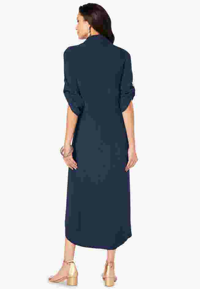 Collared Button Front Dress image number 1