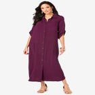 Collared Button Front Dress image number null