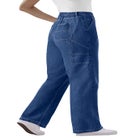 Back-Elastic All-Cotton Denim Carpenter Jeans image number null