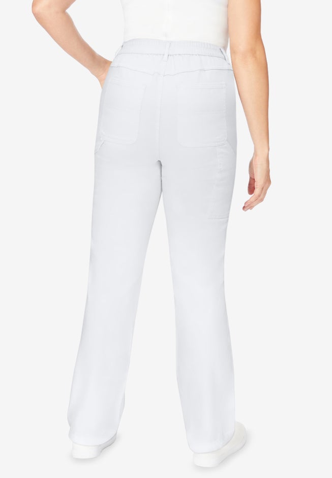 Back-Elastic All-Cotton Denim Carpenter Jeans image number 1