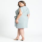 Mini Dress With Tie image number null