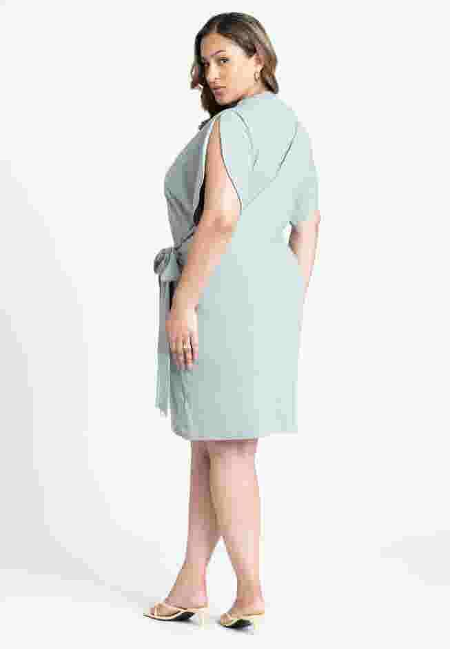 Mini Dress With Tie image number 1