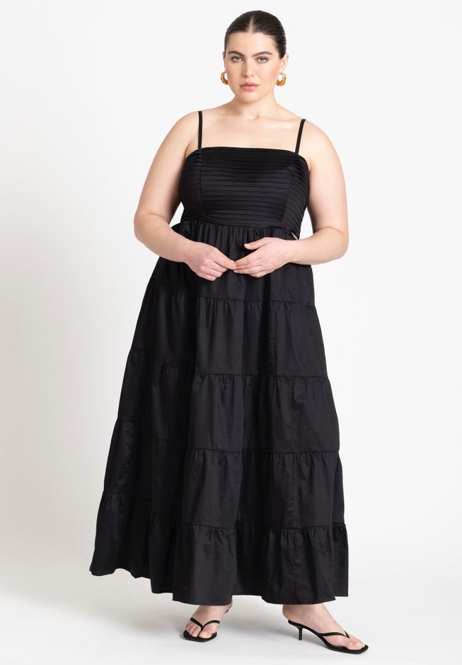Tiered Maxi Dress image number null