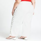 Grommet And Lacing Detail Jean image number null