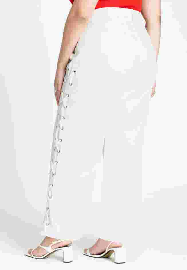 Grommet And Lacing Detail Jean image number 1