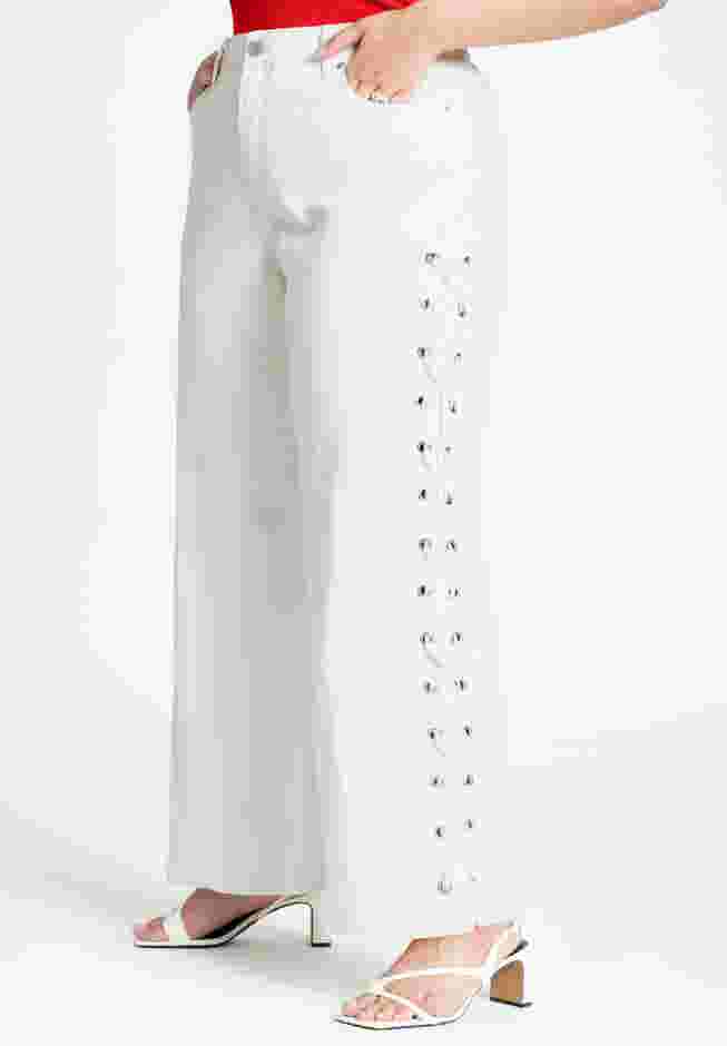 Grommet And Lacing Detail Jean image number 2