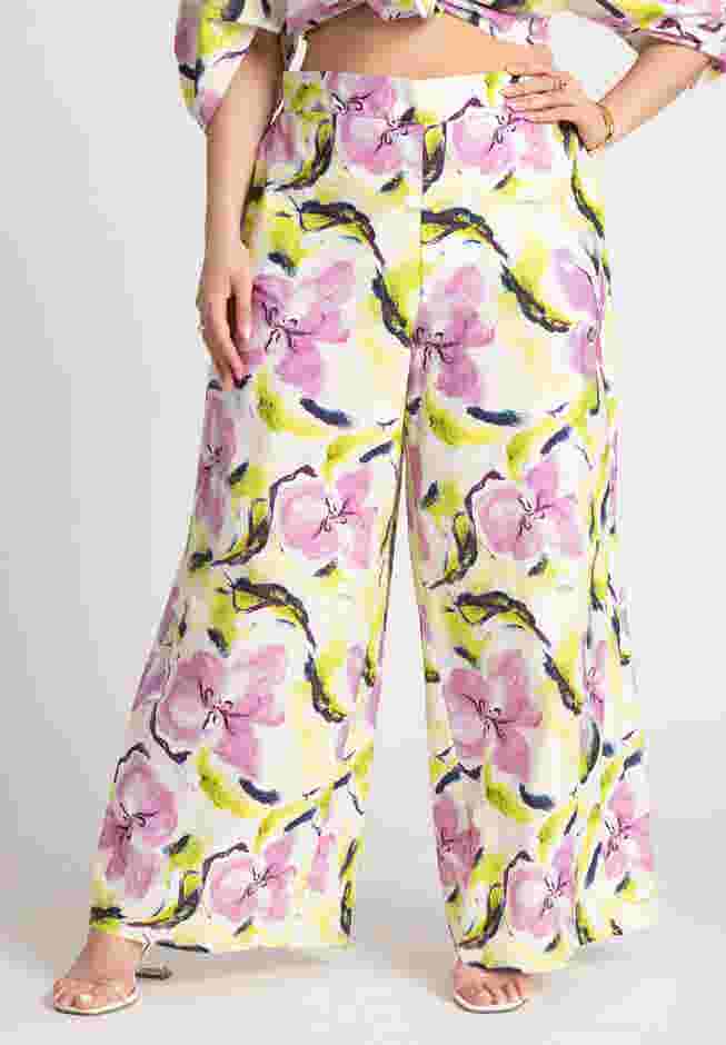 Wide Leg Printed Pant image number 1