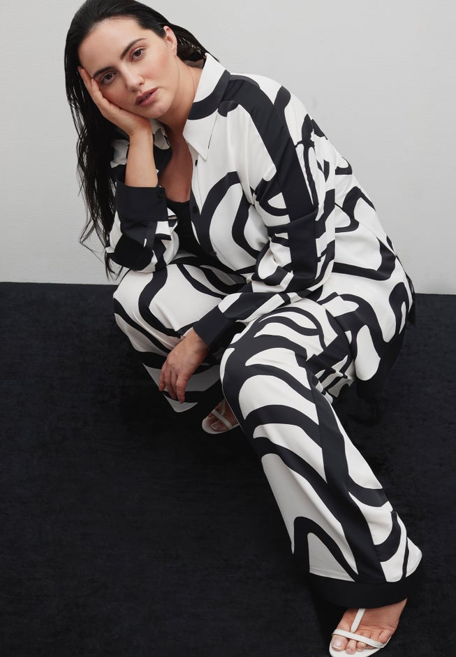 Pull On Border Detail Pant image number 4