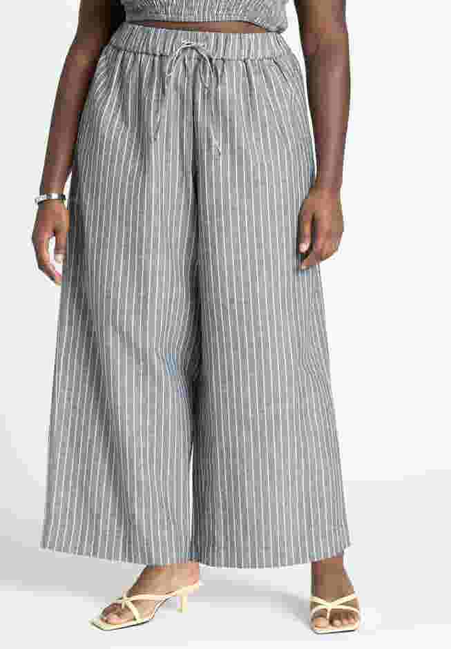 Wide Leg Stripe Pant image number 1