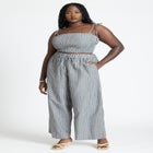 Wide Leg Stripe Pant image number null