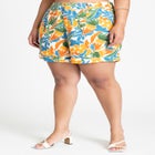 High Waisted Print Short image number null