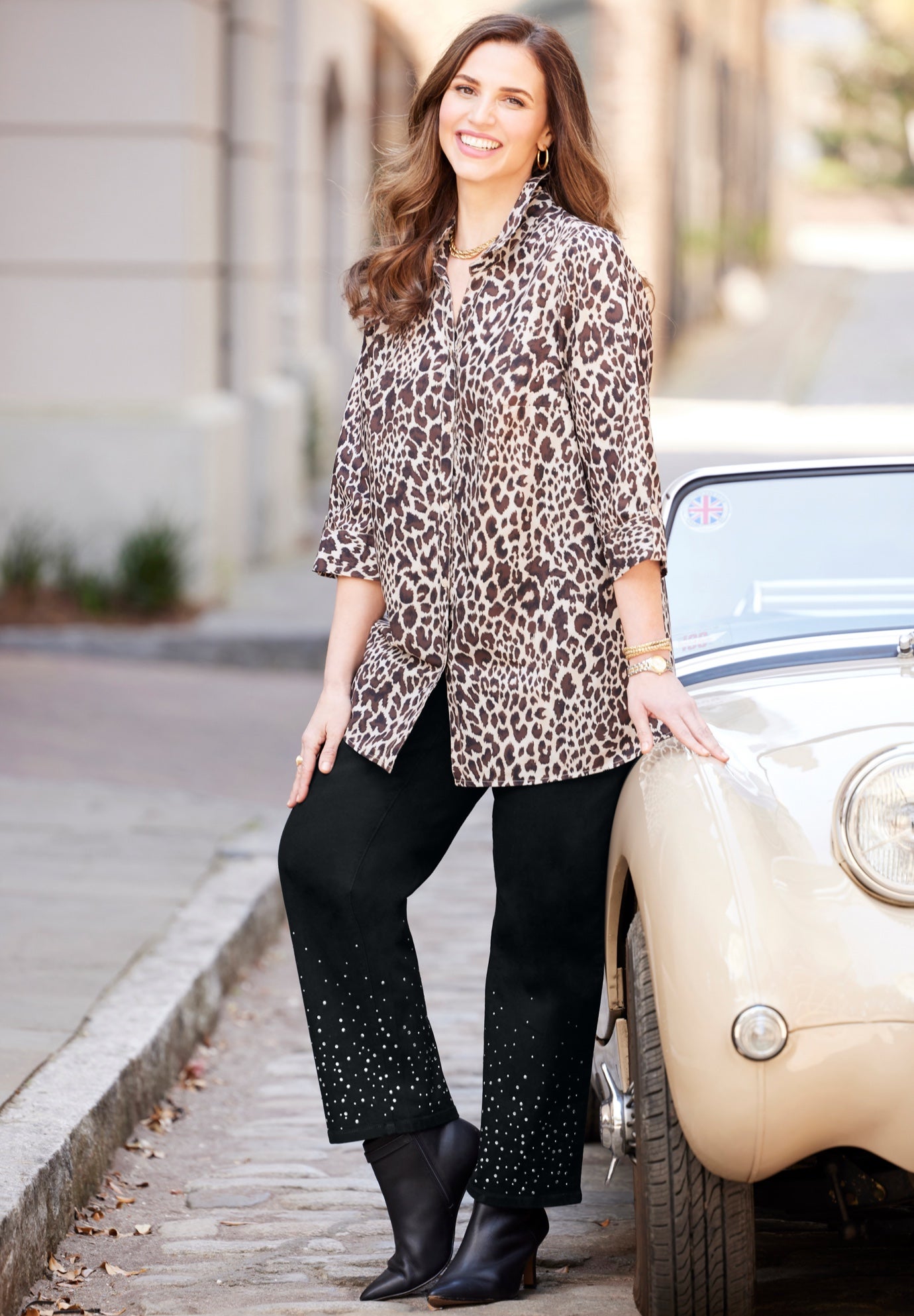 Right Fit&reg; Rhinestone Jean image number 1