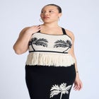 Fringe Crop Top image number null