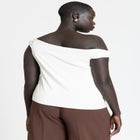 Asym Twist Sleeve Top image number null