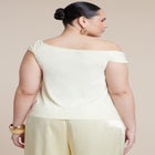 Asym Twist Sleeve Top image number null