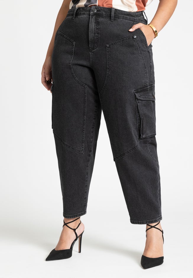 Barrel Leg Utility Trouser Jean image number 1