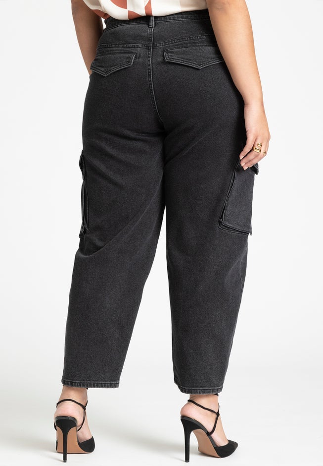 Barrel Leg Utility Trouser Jean image number 2