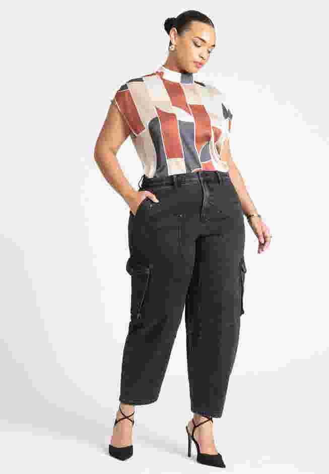 Barrel Leg Utility Trouser Jean image number 0
