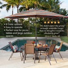 6&frac12; Ft. x 10 Ft. Oversized Rectangular Umbrella image number 5