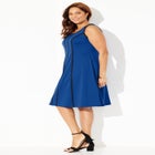 Fit & Flare Sleeveless Dress image number null