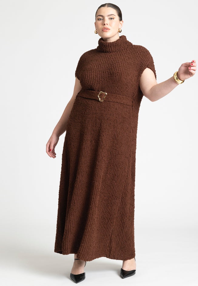 Cocoon Sweater Dress image number null